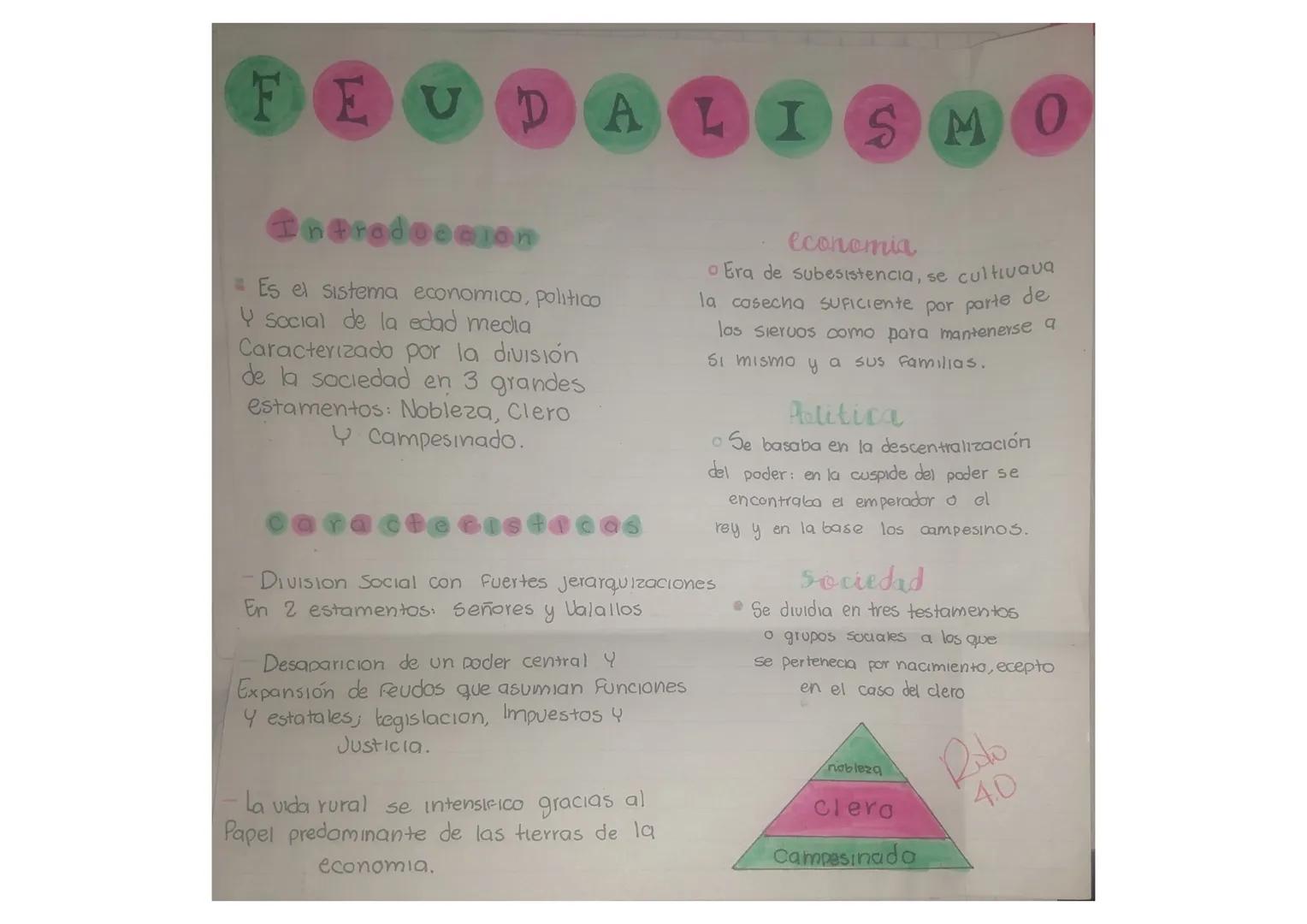 FEUD A LISMO
eneradocmson
Es el sistema economico, politico
Y Social de la edad media
Caracterizado por la división
de la sociedad en 3 gran