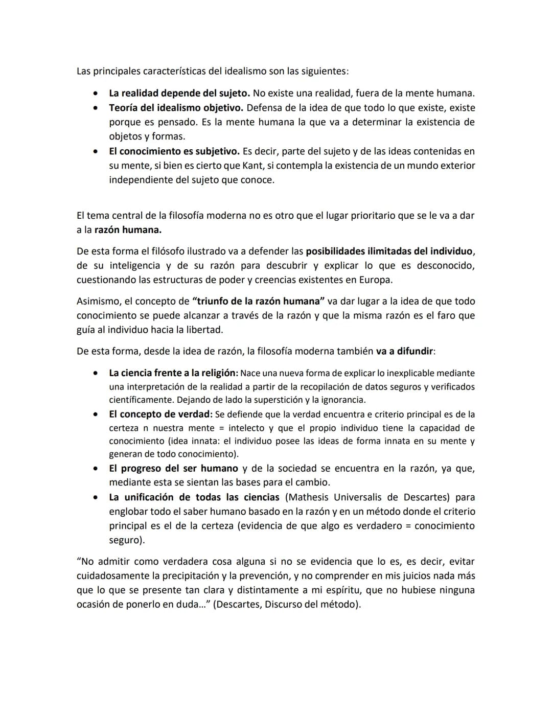 Filosofía Moderna
¿Qué es?
El comienzo de la filosofía moderna va unido a una serie de factores históricos que
condicionan un cambio de ment