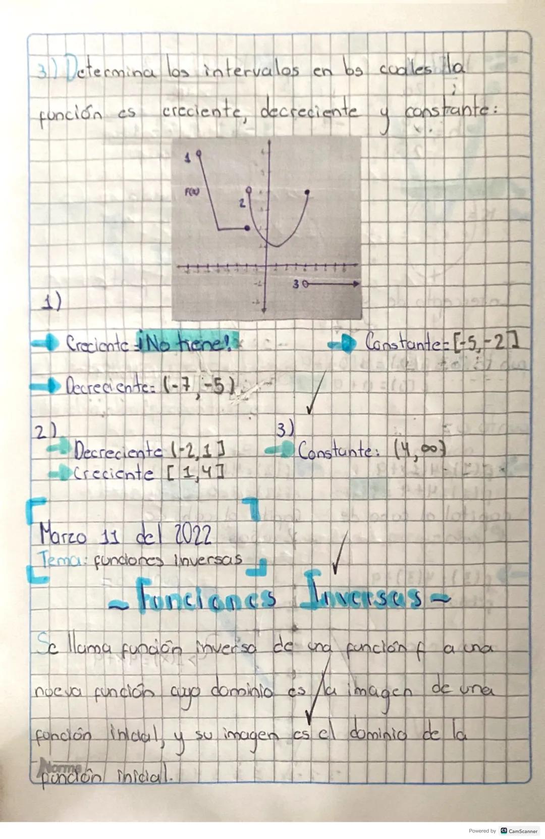 # Función Decreciente: Una función co
decrecienta si para todo $X₁ < X₂$ luego se tiene
que $F(X₁)> F(X₂)$, veamos clejemplo.















