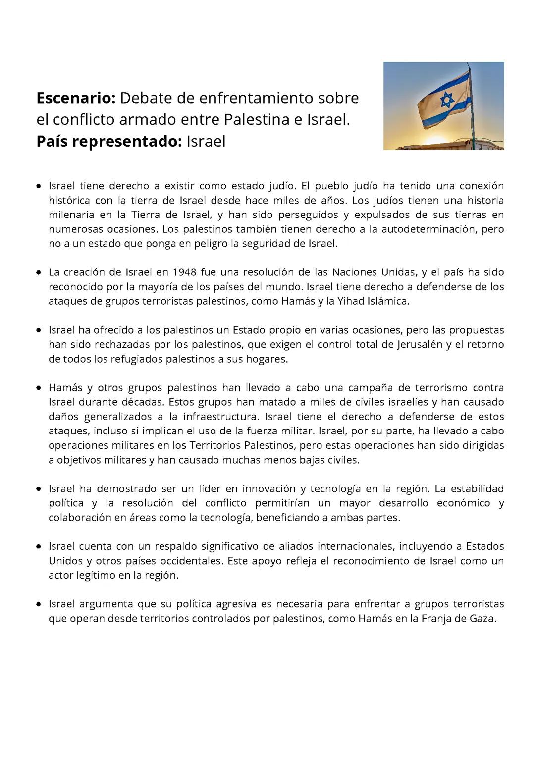 Conflicto Israelí Palestino