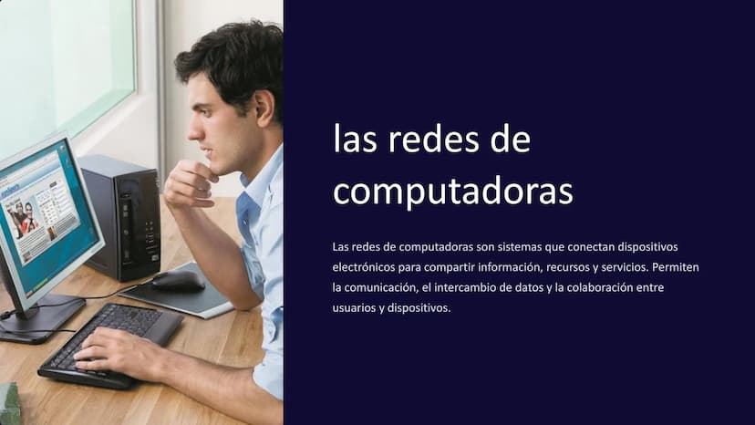 xynSports
The Big Upset
las redes de
computadoras
Las redes de computadoras son sistemas que conectan dispositivos
electrónicos para compart