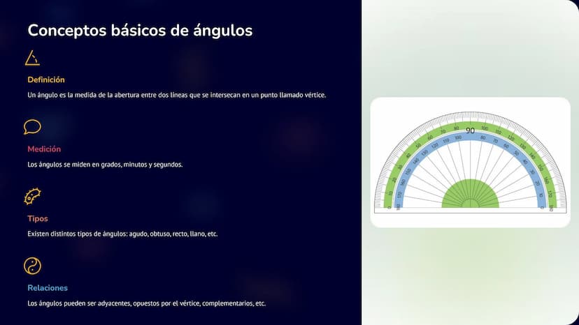Geometría
y
Trigonometría
La geometría es el estudio de las formas y sus propiedades. La
trigonometría se enfoca en las relaciones entre áng