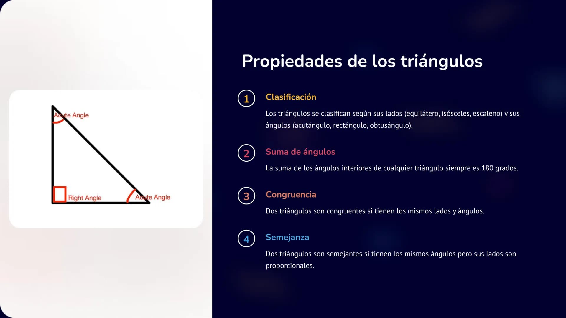 Geometría
y
Trigonometría
La geometría es el estudio de las formas y sus propiedades. La
trigonometría se enfoca en las relaciones entre áng