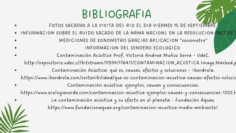 PROYECTO DE
INVESTIGACION
La contaminación del ruido y su
influencia en el río
3
3 OBJETIVOS GENERALES
•
Evaluar y cuantificar el nivel
de c