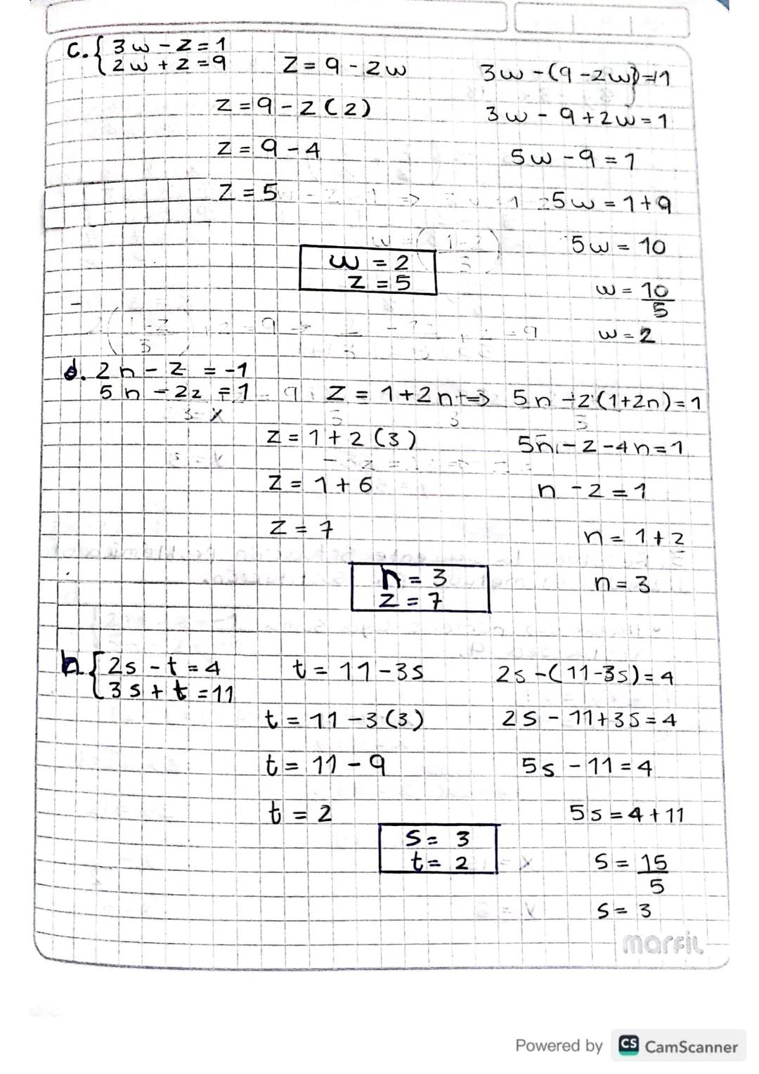 reviodo
1
27 JUN 2020

Solución pur método de Sustitución
Solución for metodo de sustitución
Para resolver un sistema de ecuaciones lineales