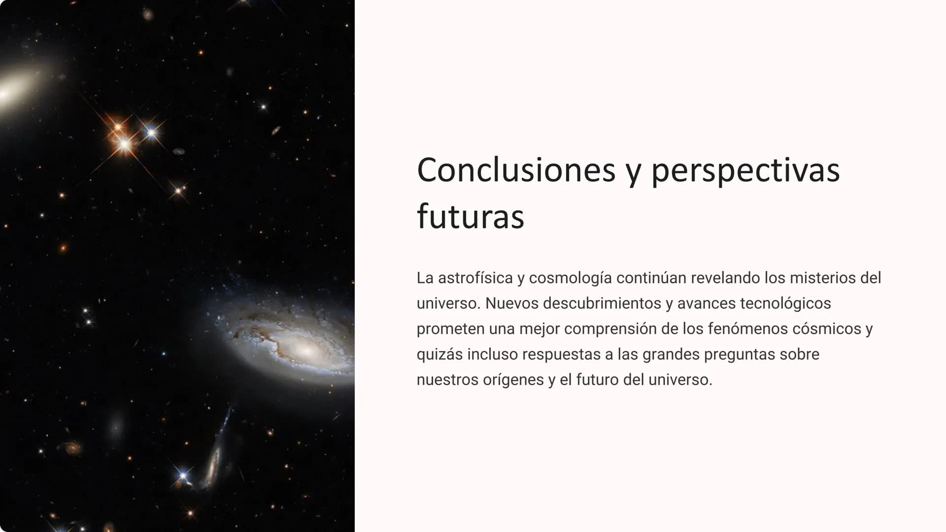 la astrofísica y
cosmología
La astrofísica y cosmología son ramas fascinantes de la ciencia
que estudian el origen, la estructura y la evolu
