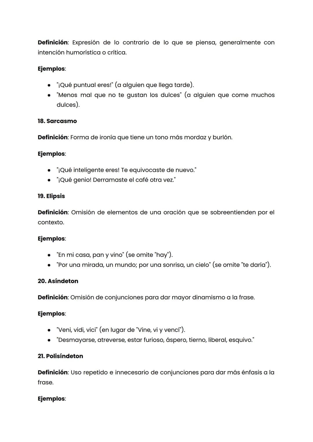 Figuras Literarias
Las figuras literarias son recursos estilísticos que los autores emplean para
embellecer su lenguaje y dotar de expresivi