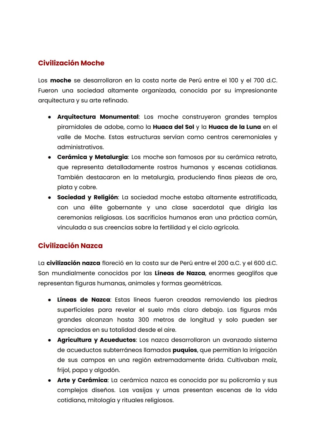 Civilizaciones precolombinas en America
Las civilizaciones precolombinas en América representan una vasta y rica
diversidad de culturas que 