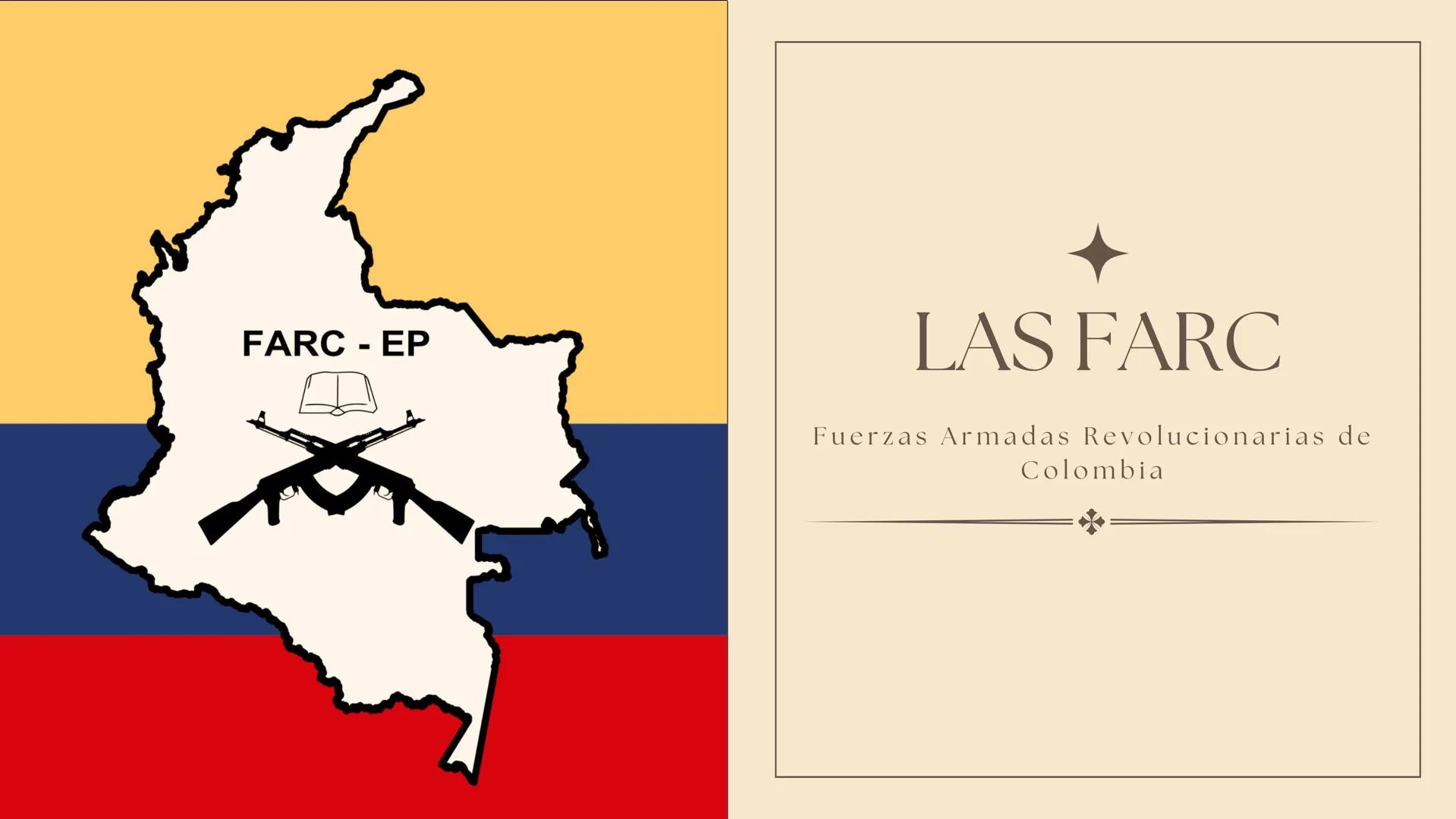 FARC - EP
LAS FARC
Fuerzas Armadas Revolucionarias de
Colombia INTRODUCCIÓN
Las farc son las fuerzas armadas revolucionarias
de colombia son