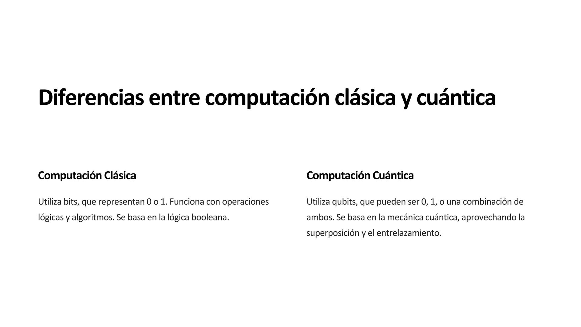 Computación Cuántica:
Explorando el Mundo de lo
Invisible
La computación cuántica es un campo fascinante que utiliza
los principios de la me
