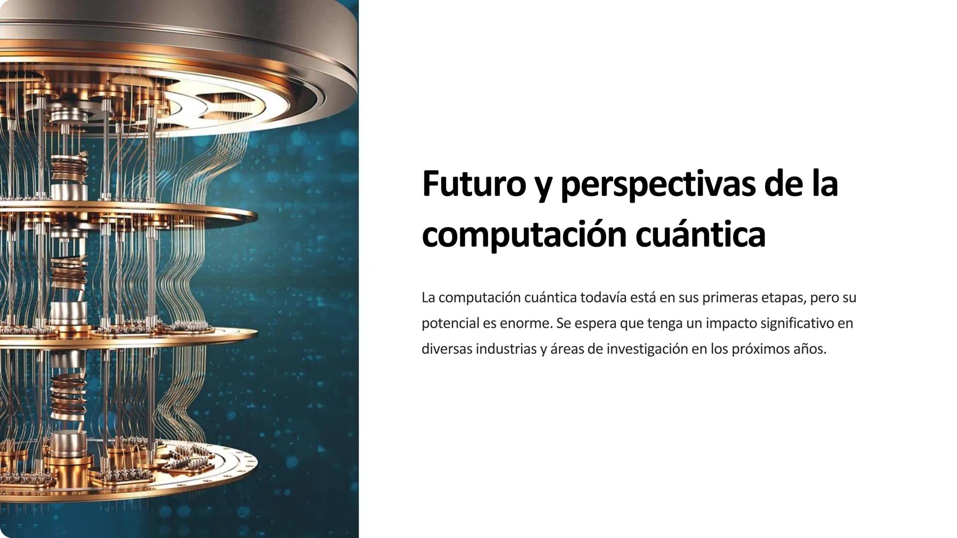 Computación Cuántica:
Explorando el Mundo de lo
Invisible
La computación cuántica es un campo fascinante que utiliza
los principios de la me