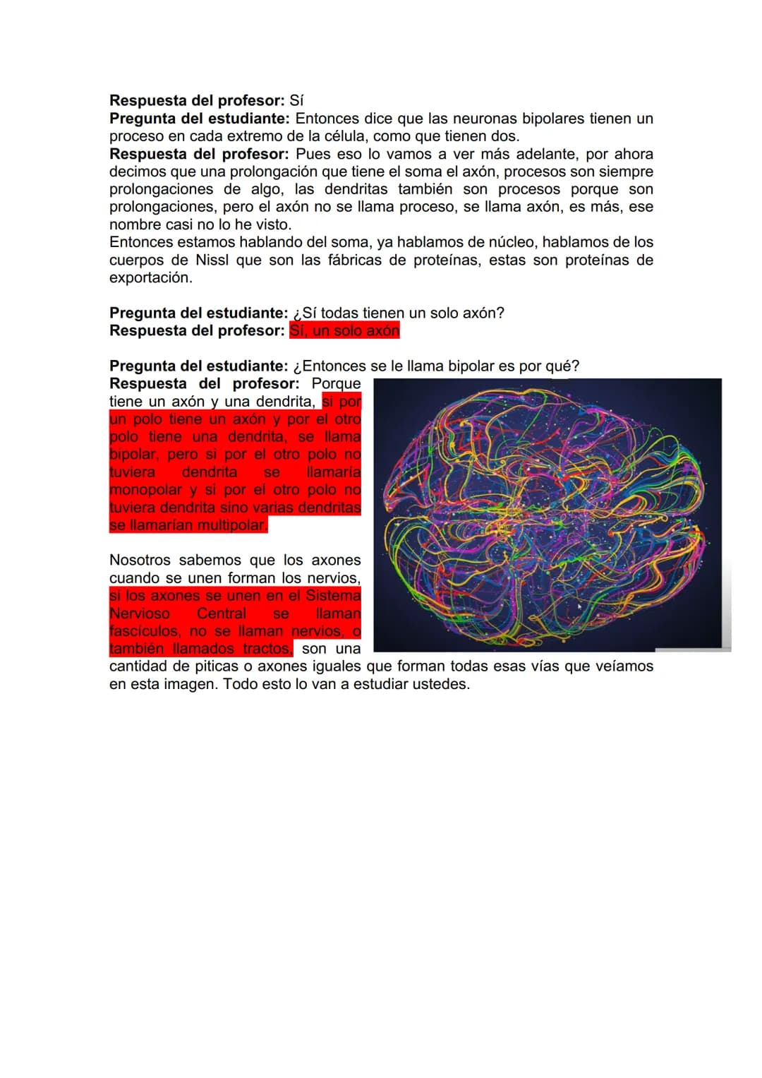 TEJIDO NERVIOSO
¿Por qué vamos a dar el tejido nervioso ahora? porque vamos a empezar a ver
la neuroanatomía. Entonces ahí ustedes van a hab