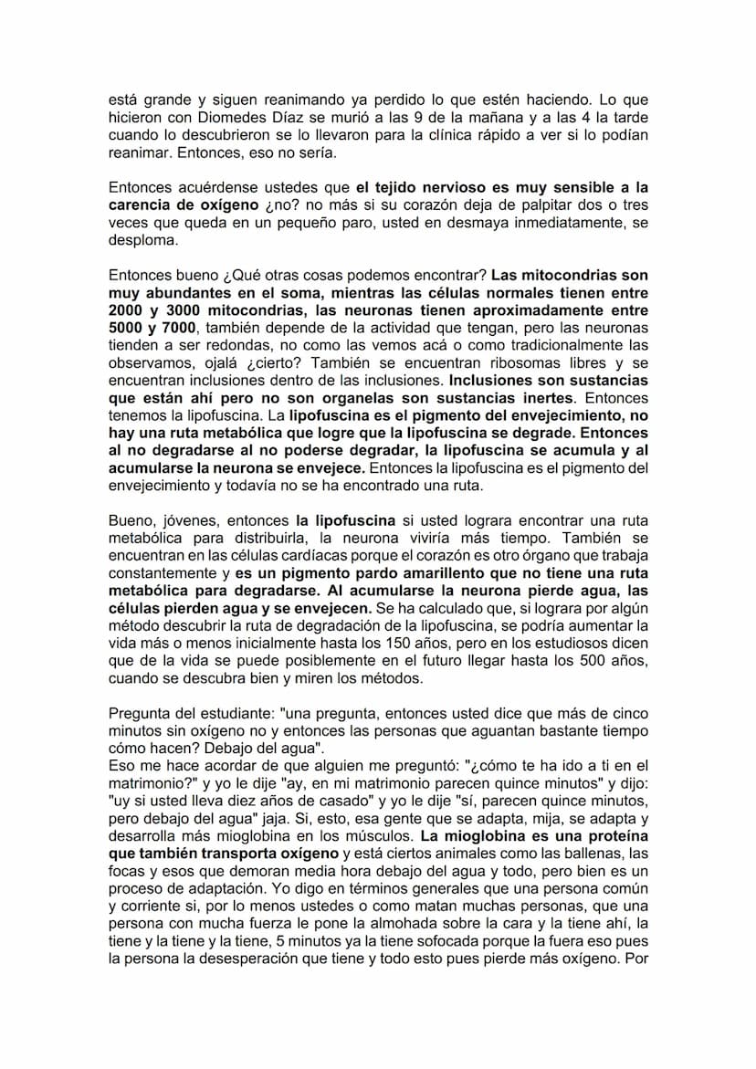 TEJIDO NERVIOSO
¿Por qué vamos a dar el tejido nervioso ahora? porque vamos a empezar a ver
la neuroanatomía. Entonces ahí ustedes van a hab