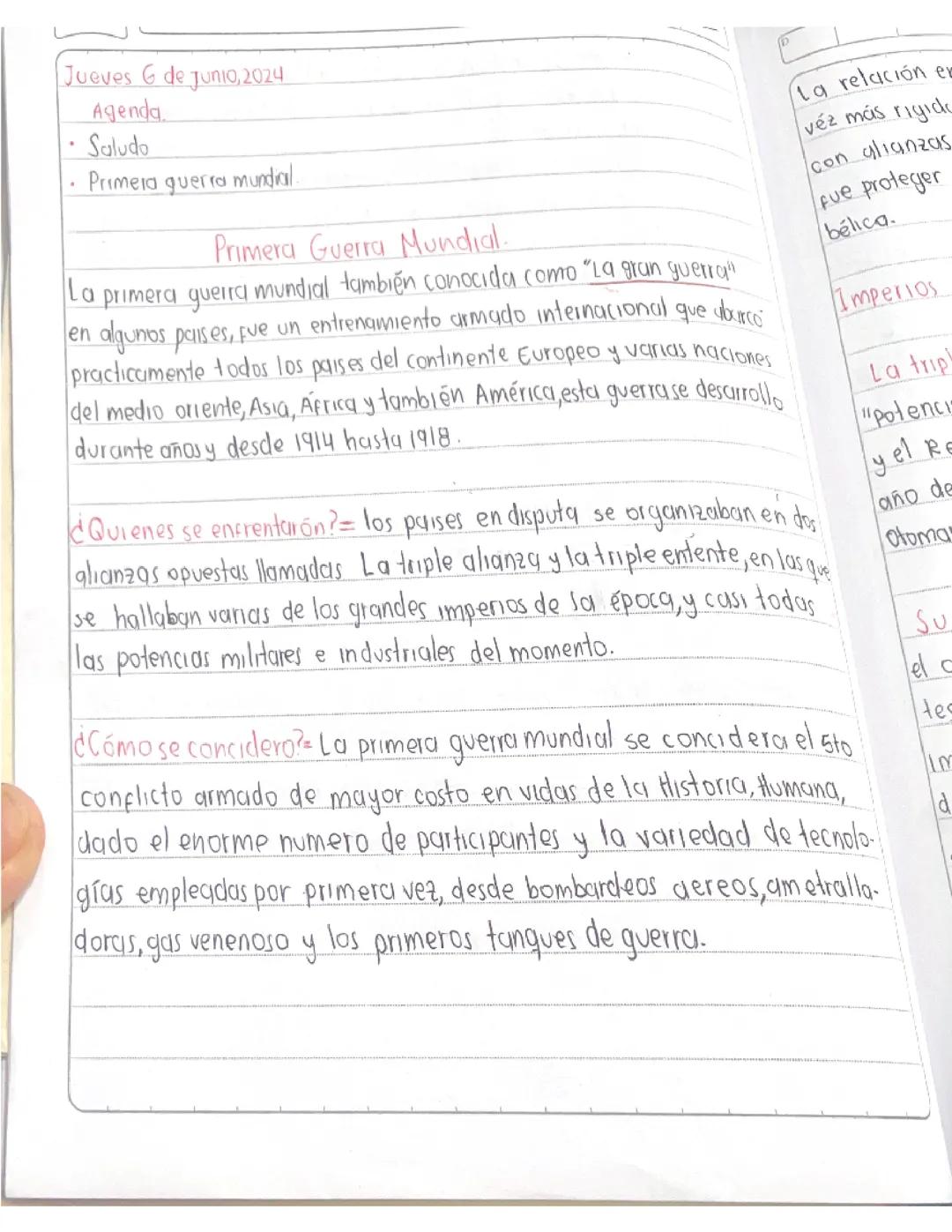 Primera guerra mundial 