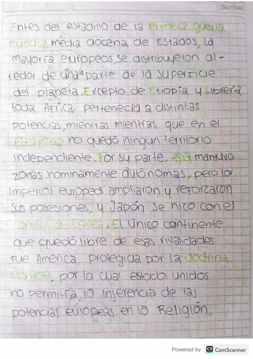 Causas Imperialismo
economicas Particas Demograficas
motivadas
Por
basadas
en
Para
la necesidad
de
buscar
la necesidad
de
N
Controlar Lo
Con