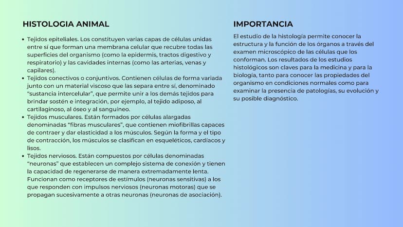 Histologia .
•
•
•
•
¿QUE ES?
La histología es una disciplina que forma parte de
la biología y examina los tejidos de los organismos
a travé