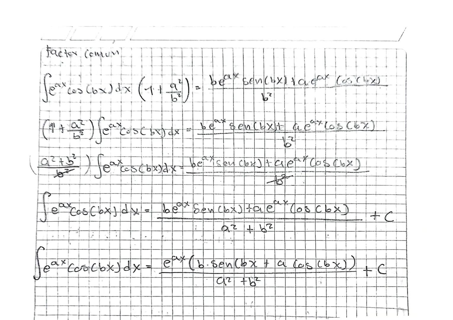 $\int x^2 (x^3+5)^9 dx = \frac{1}{30} (x^3+5)^{10} + C$

Integracicin Por Partes.

$\int u dv = uv - \int v du$

$\downarrow$   $\downarrow$