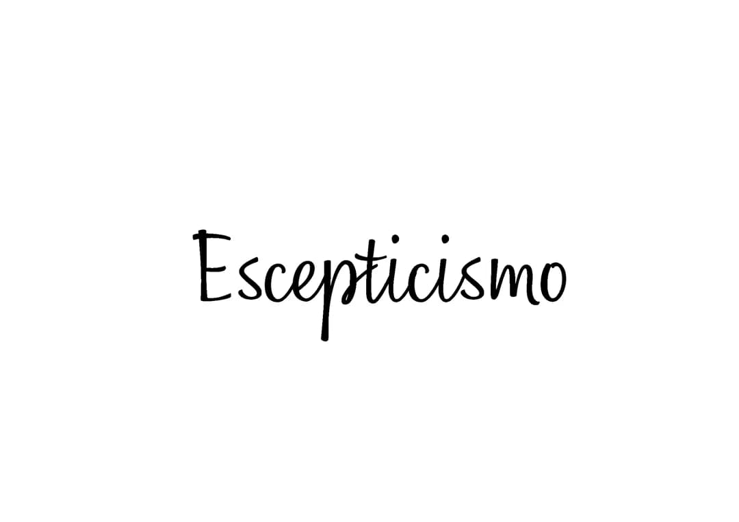 Escepticismo