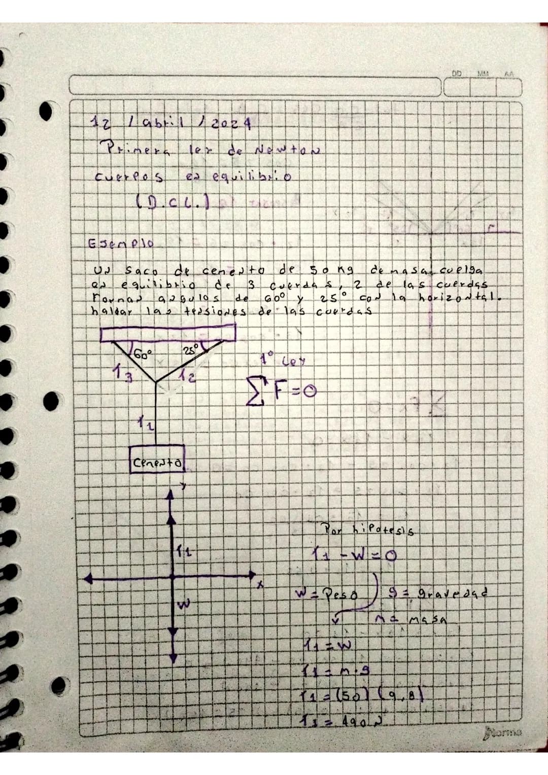 Cuerpos en equilibrio 