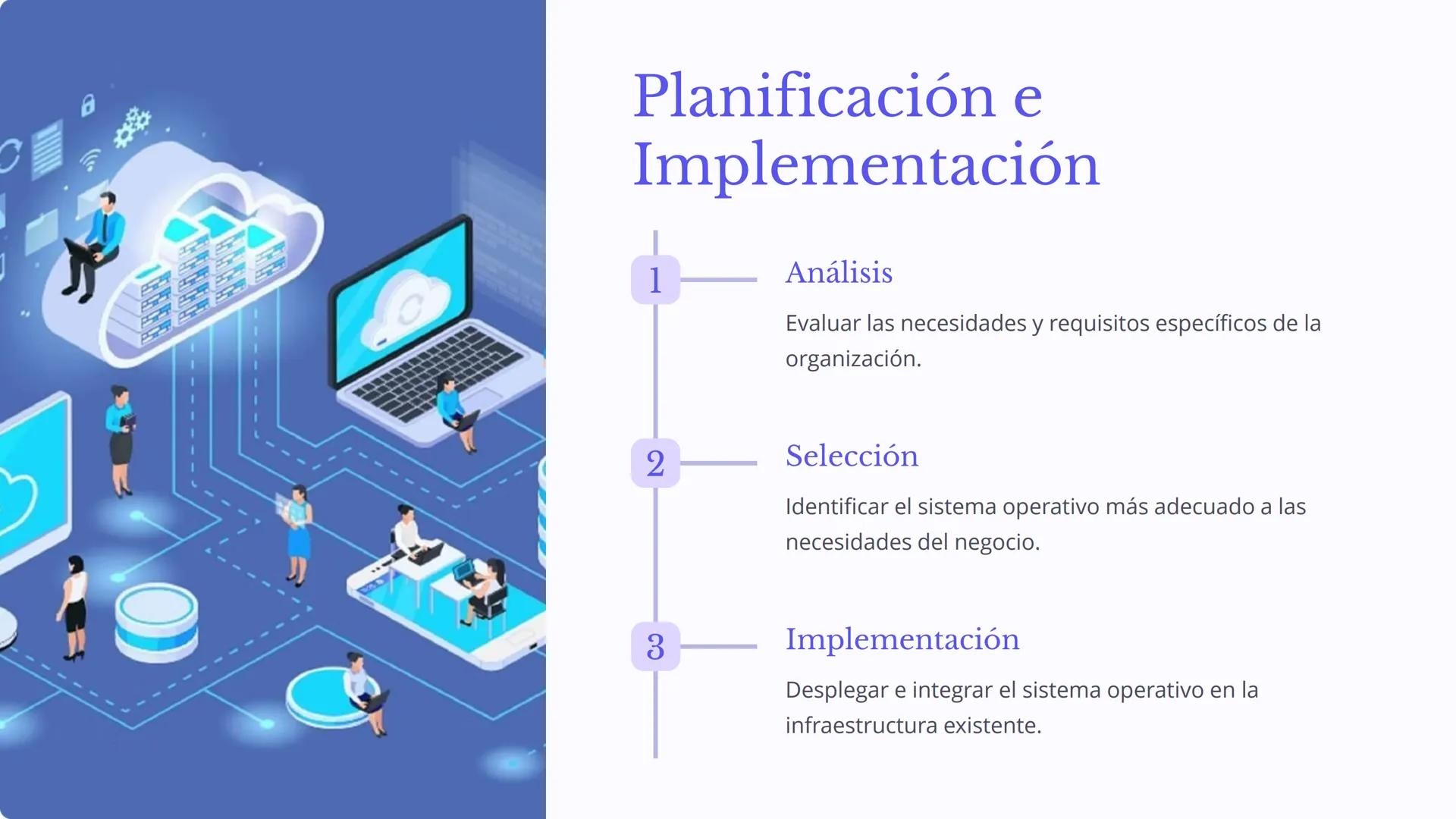 Sistemas
Operativos
Especializados
Los sistemas operativos empresariales son herramientas
poderosas que permiten a las organizaciones gestio