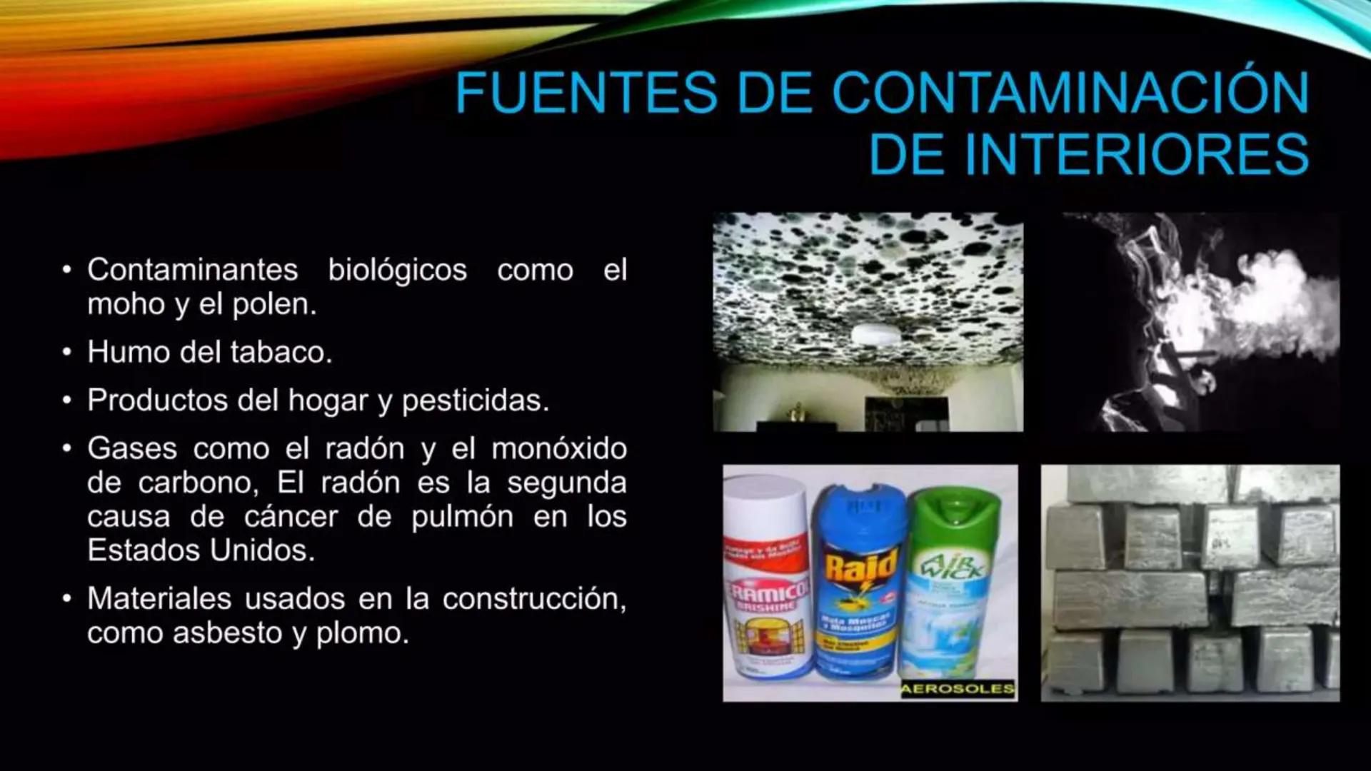 Contaminación del Aire
ww ¿Qué es la contaminación
• Es una mezcla de partículas sólidas y
gases en el aire que perjudican de
forma seria y 