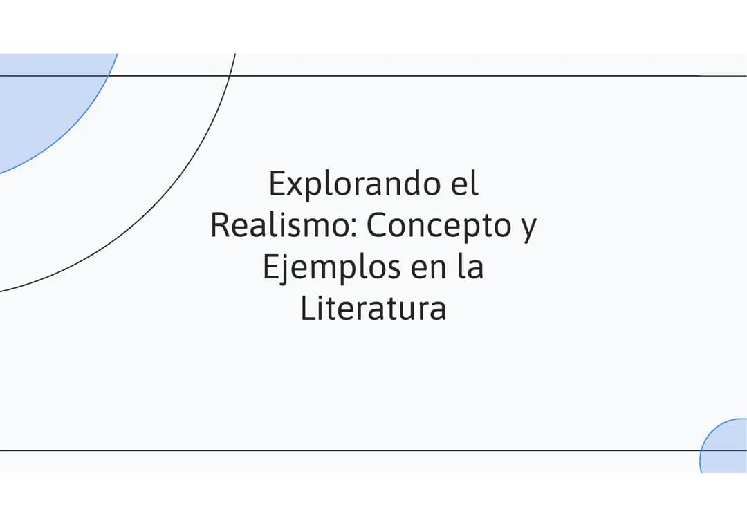 El Realismo