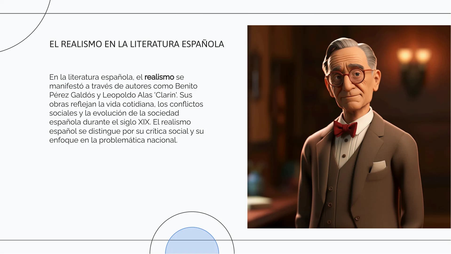 Explorando el
Realismo: Concepto y
Ejemplos en la
Literatura INTRODUCCIÓN AL REALISMO
El realismo es un movimiento literario que busca
repre