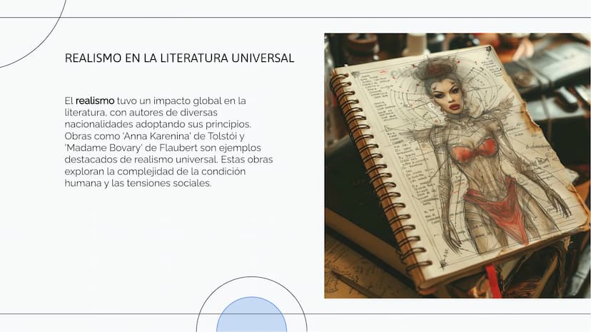 Explorando el
Realismo: Concepto y
Ejemplos en la
Literatura INTRODUCCIÓN AL REALISMO
El realismo es un movimiento literario que busca
repre