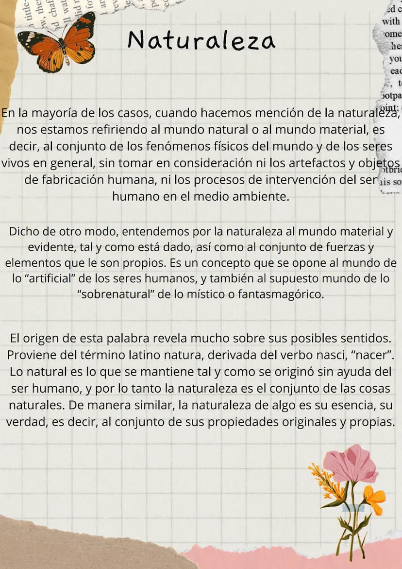 tittle-
w, ther
d chaf
did r
ll wat
fo
ar
rev
Naturaleza
otpa
En la mayoría de los casos, cuando hacemos mención de la naturaleza,
nos estam