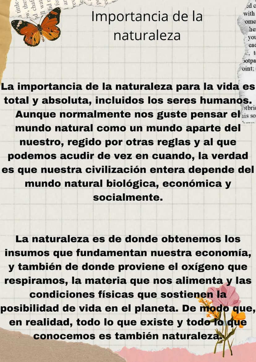 tittle-
w, ther
d chaf
did r
ll wat
fo
ar
rev
Naturaleza
otpa
En la mayoría de los casos, cuando hacemos mención de la naturaleza,
nos estam
