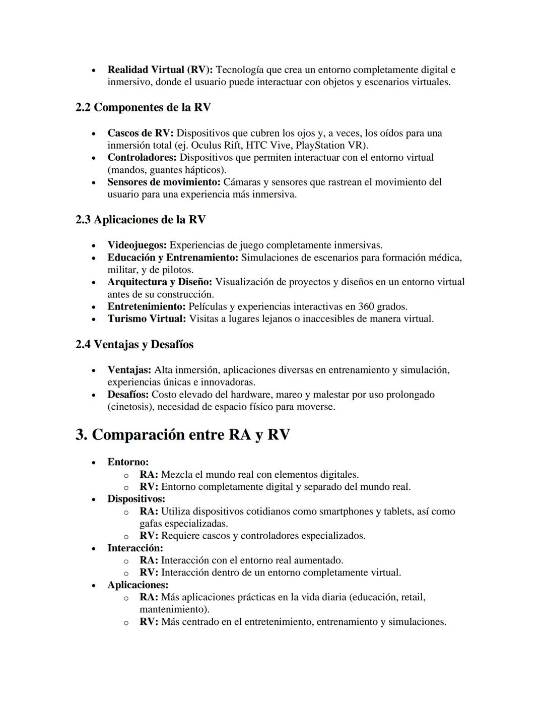 Realidad Aumentada (RA) y Realidad
Virtual (RV)
APUNTES//
1. Realidad Aumentada (RA)
1.1 Definición
.
Realidad Aumentada (RA): Tecnología qu