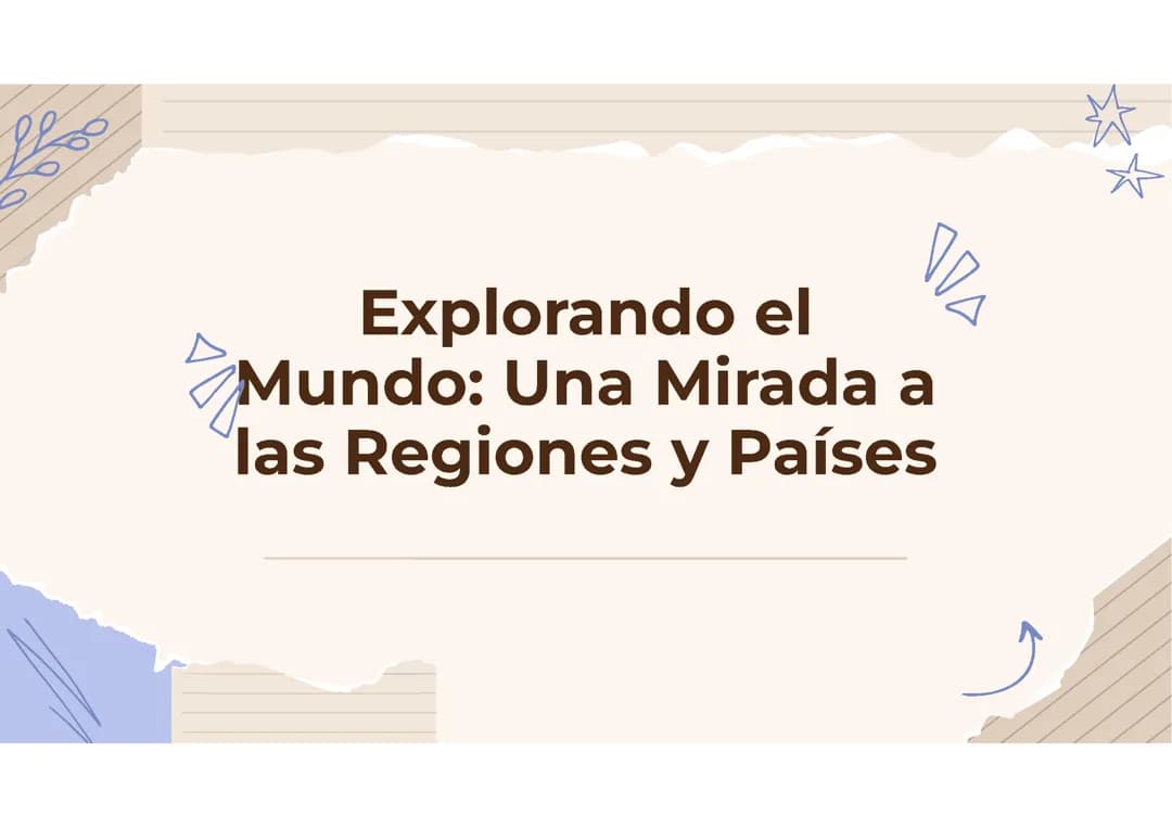 Regiones y países del mundo