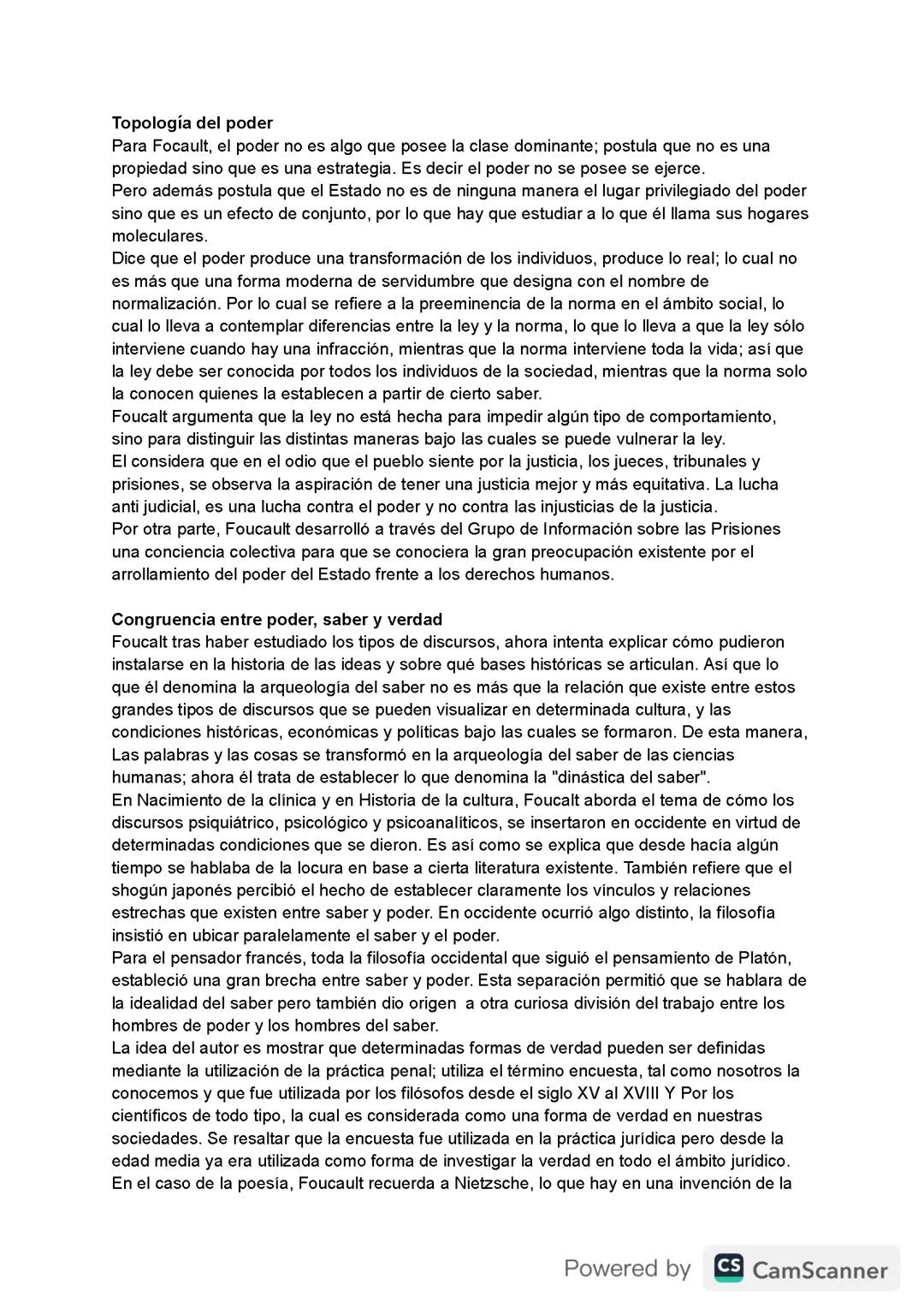 Estrategias del Poder según Foucault