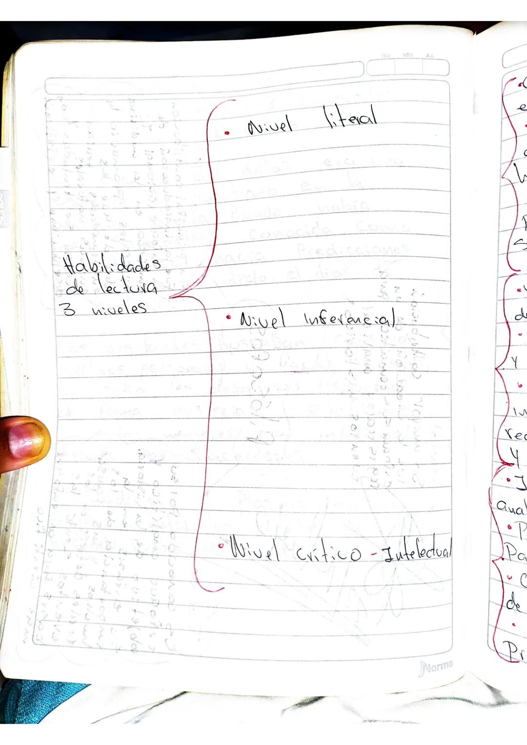 Habilidades
de lectura
3 niveles
6
• Nivel literal

• Nivel Inferencial

• Wivel critico-Intelectual

Com prende información
esplicita y evi