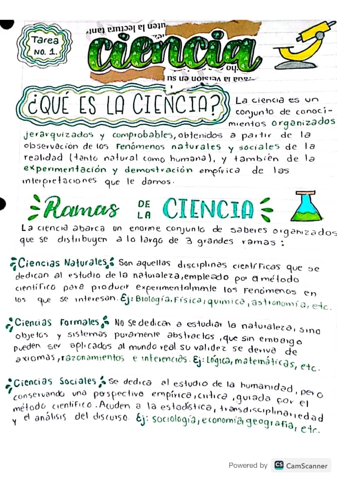 Ramas de la ciencia 