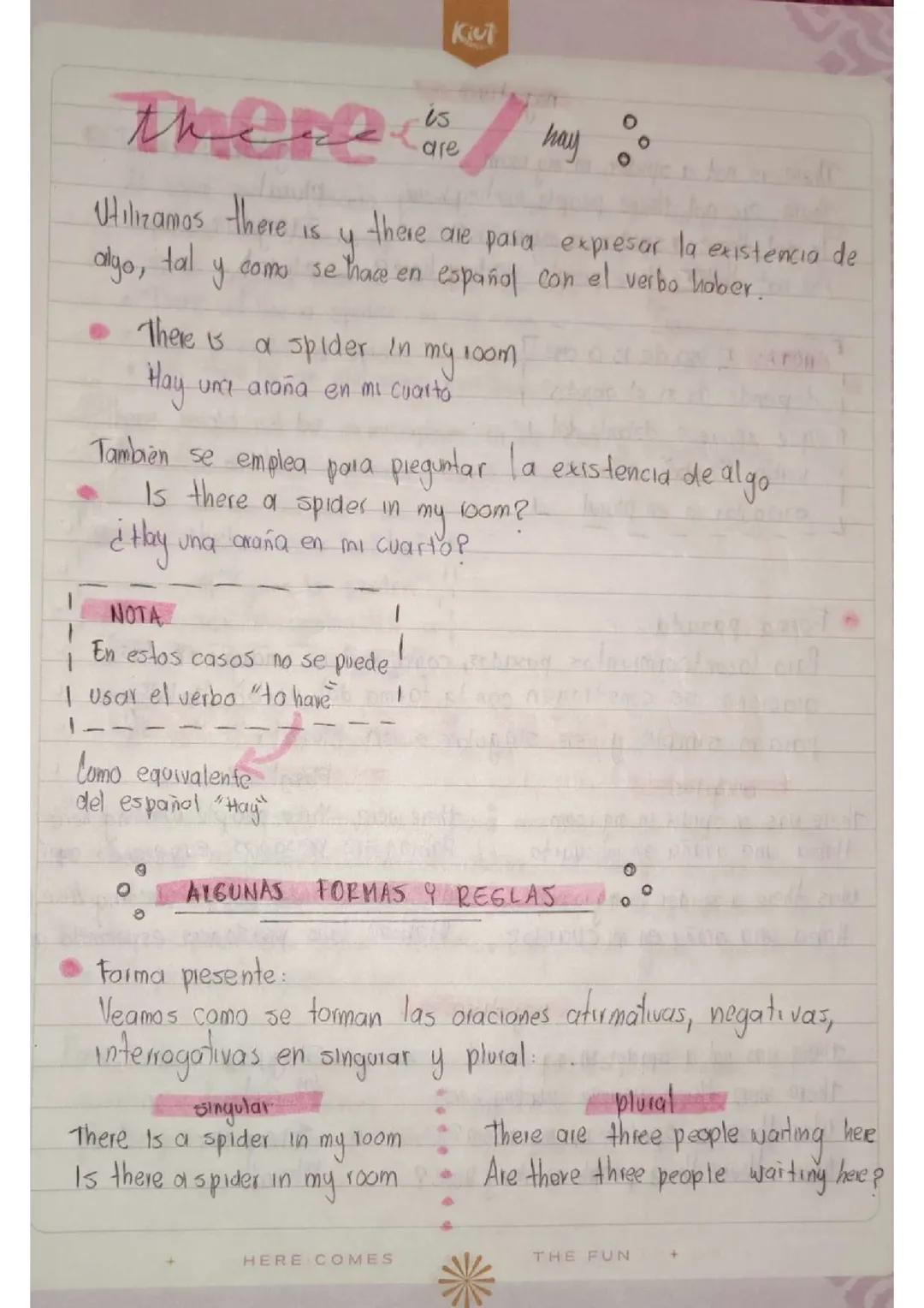 There is y there are