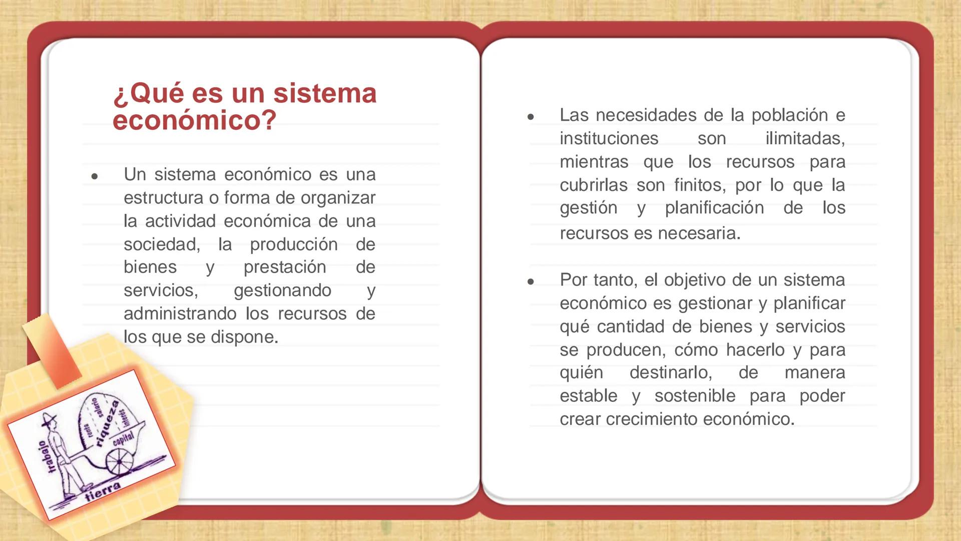 SISTEMAS
ECONÓMICOS
INSTRUMENT
esclavista
FEUDAL sistemas
trabajo
PRIMITIVO
RES
DESC
DINERO
capitalista
extraccion
Socialista
CLERO
NOBLEZA
