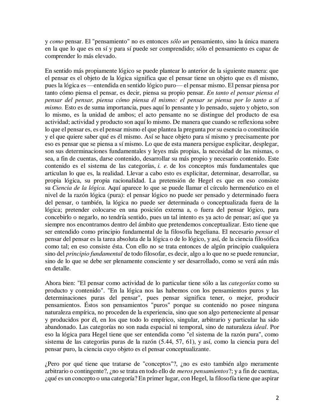 # LA RAZÓN AUTORREFLEXIVA COMO PRINCIPIO DE LA FILOSOFÍA DE
HEGEL

Mario Rojas Hernández

Para Hegel la autorreflexividad de la razón es pri