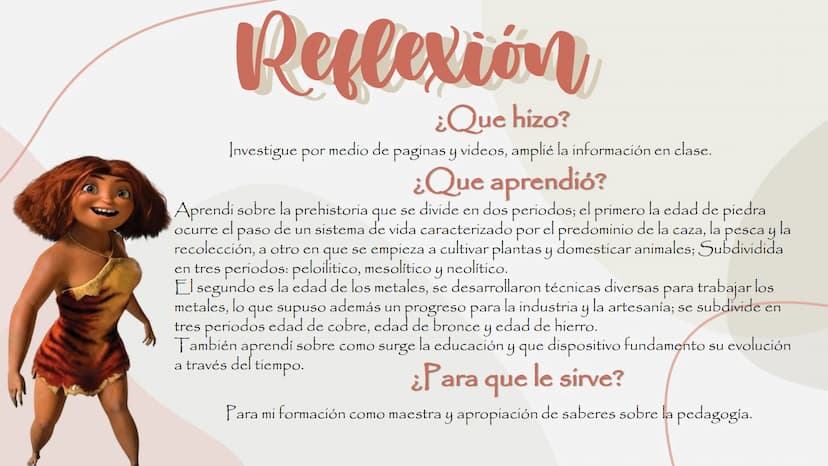 Prehistoria
La prehistoria es el período que
comprende desde la aparición de los
primeros hominidos, unos 2.500.000 años
atrás, hasta alrede