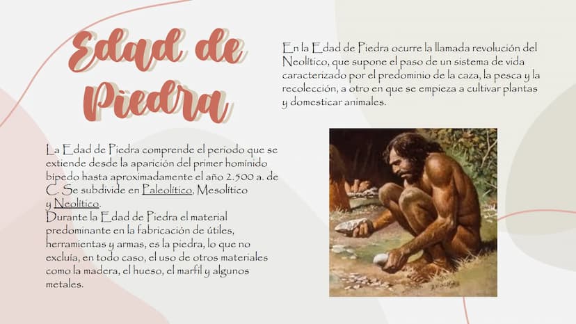 Prehistoria
La prehistoria es el período que
comprende desde la aparición de los
primeros hominidos, unos 2.500.000 años
atrás, hasta alrede