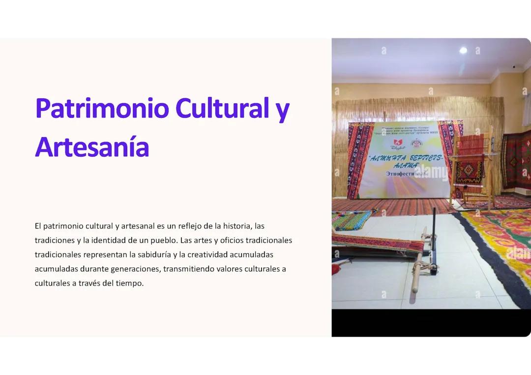 Patrimonio Cultural y Artesanía