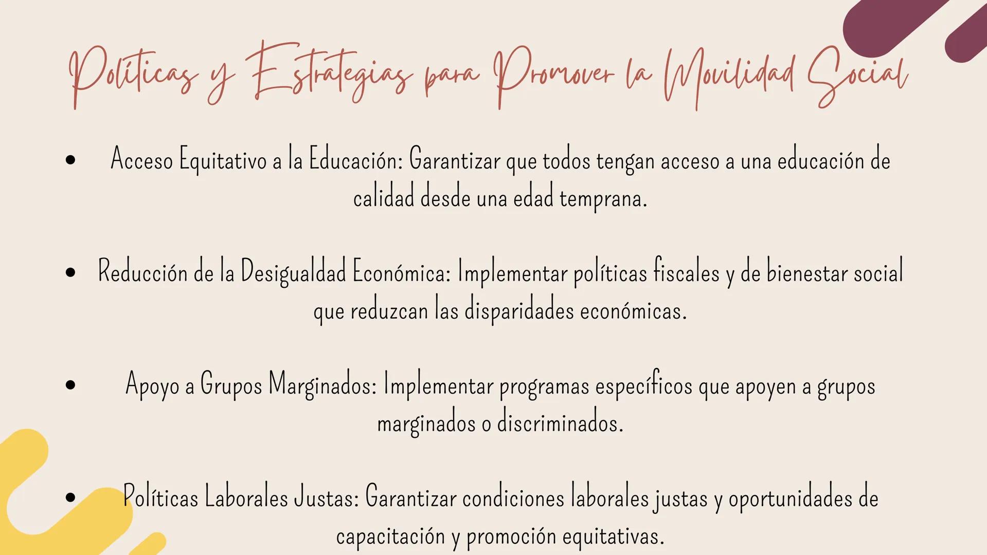 Movilidad Social ¿Qué es la Movilidad Social?
ед
La movilidad social se refiere al movimiento de individuos o grupos de
una posición social 
