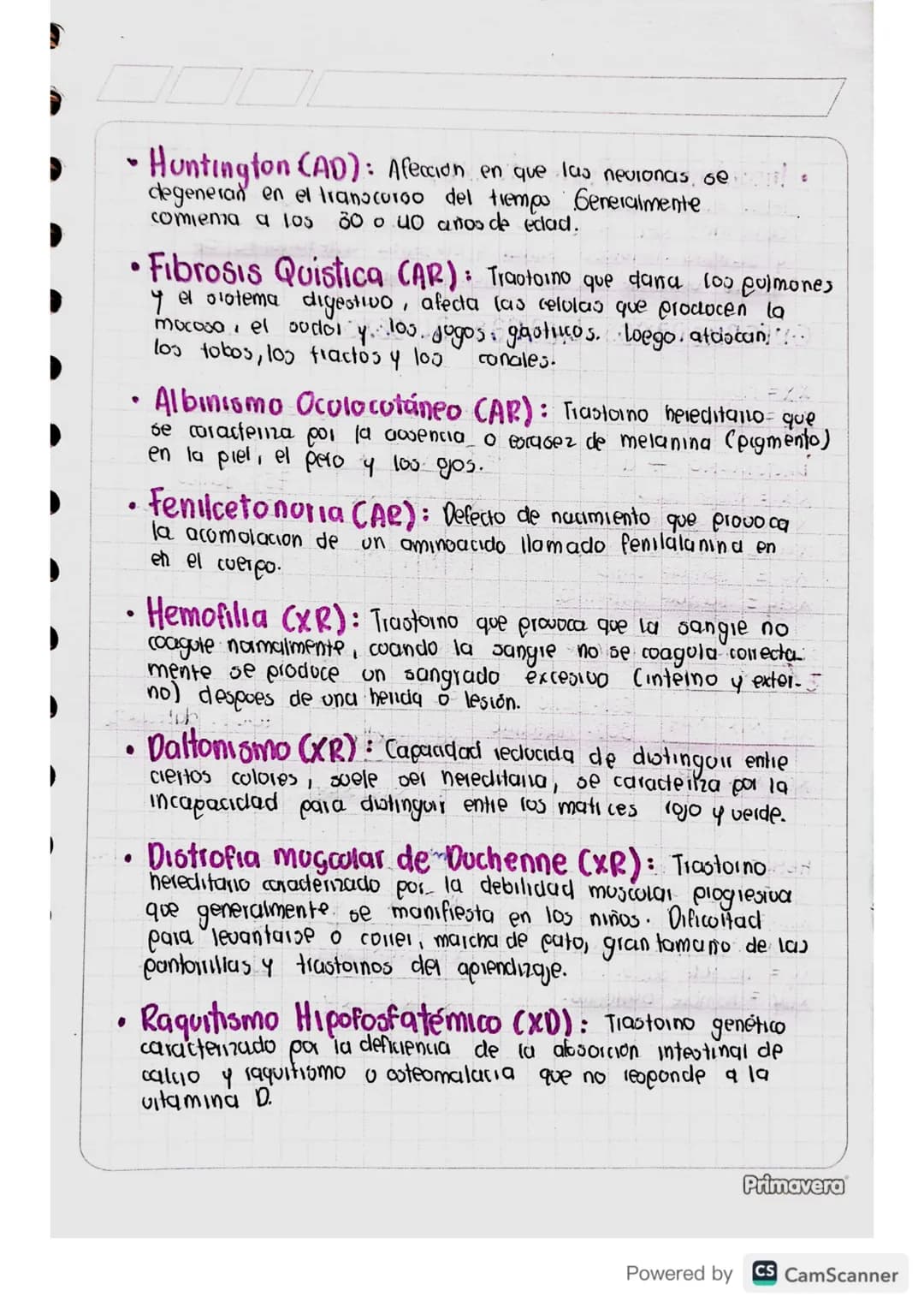 ENFERMEDADES - PATRONES DE
HERENCIA
0
Acondroplasia CAD) Tipo mas comon de enainiomo
con miembros mas cortos de lo normal, ooelen tener
braz