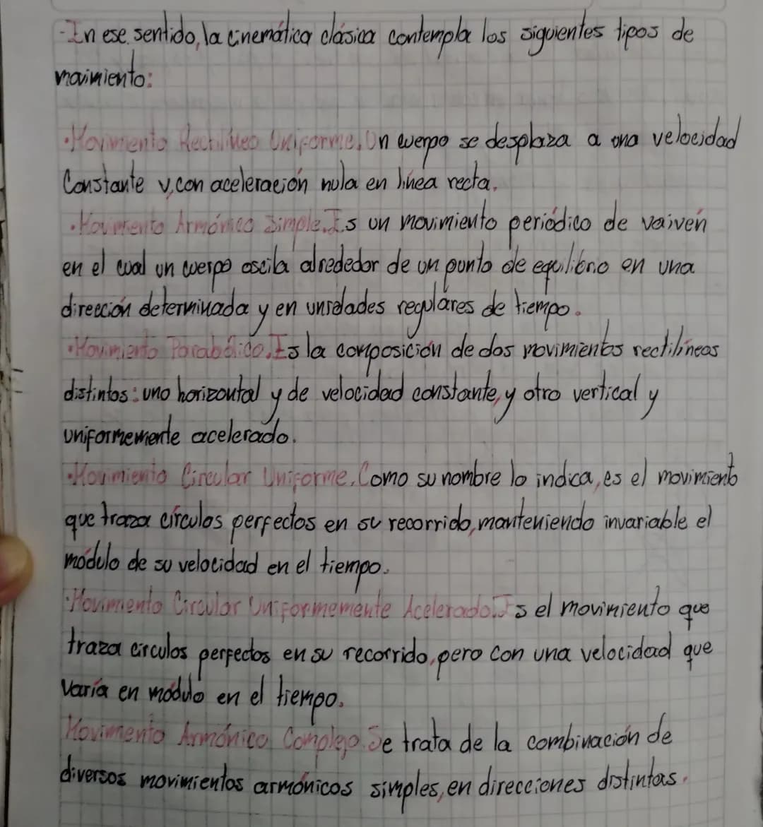 Que Es Il Movimiento?
mairienta & cambio de posición
en un determinado
In física se entiende por
que experimentar un cuerpo en el espacio en