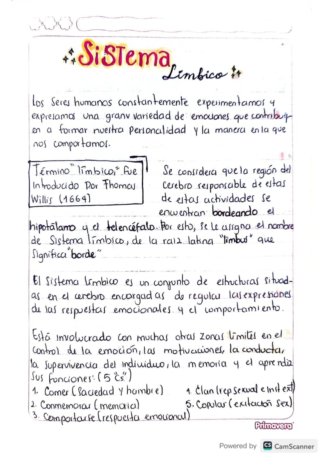 (E) sistema limbico tiene que ver con las emociones
Sistema limbico: Amigdala 2
es la que nos recuerda fituaciones que ya hemos pasado.
en n