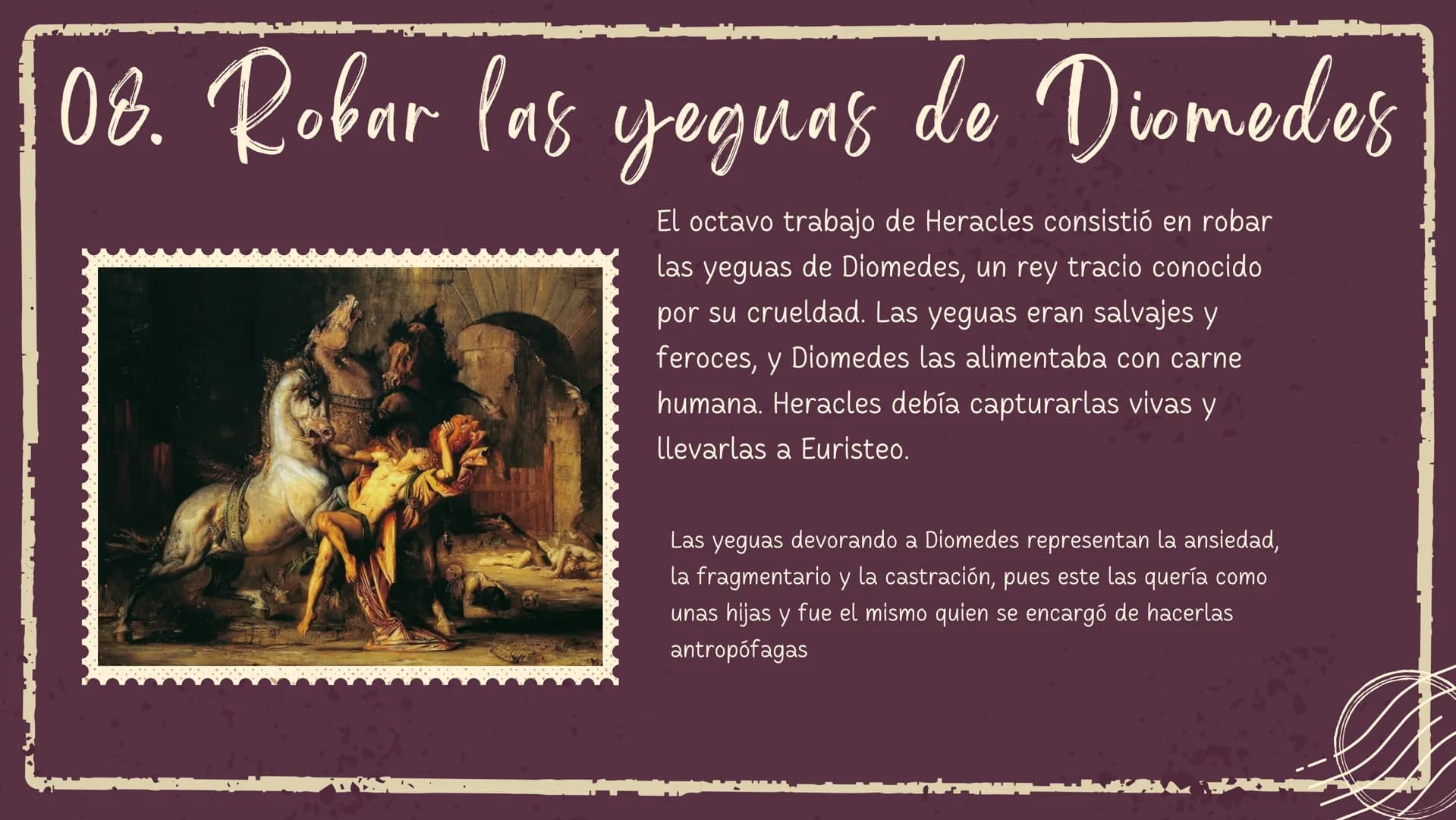 LOS DOCE TRABAJOS DE
Hércules
15
Marzo 2024 Contexto Histórico
Heracles quien fue producto de una infedelidad
entre el Dios zeus y la mortal