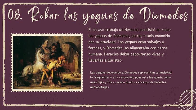 LOS DOCE TRABAJOS DE
Hércules
15
Marzo 2024 Contexto Histórico
Heracles quien fue producto de una infedelidad
entre el Dios zeus y la mortal