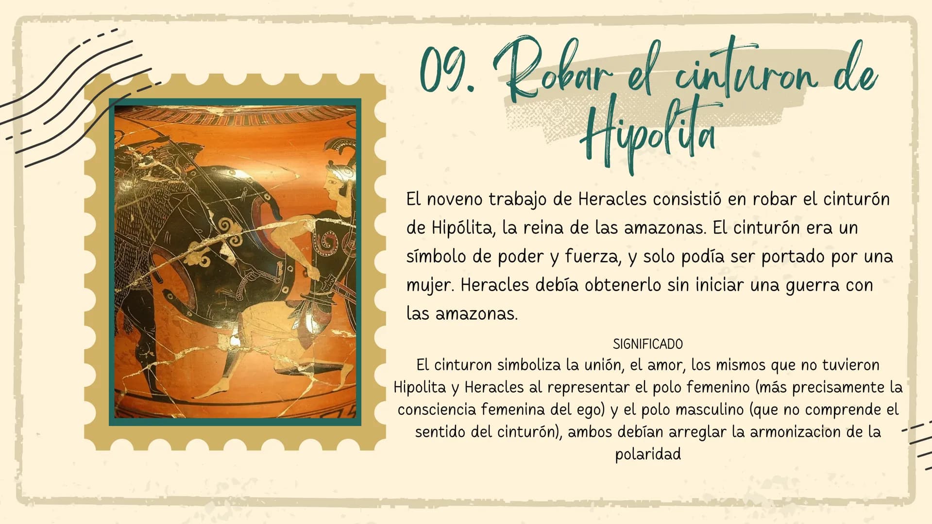 LOS DOCE TRABAJOS DE
Hércules
15
Marzo 2024 Contexto Histórico
Heracles quien fue producto de una infedelidad
entre el Dios zeus y la mortal