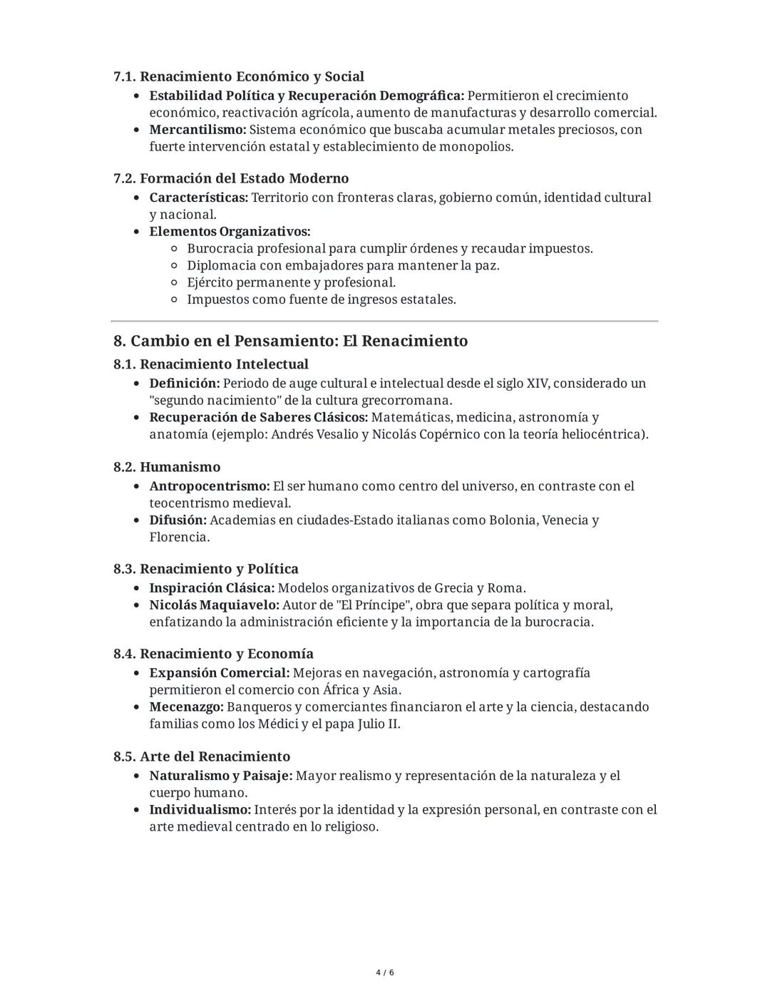Resumen Integral: La Baja Edad Media, el Renacimiento y la
Configuración de la Modernidad en Europa
1. Introducción: Contexto y Objetivo
El 