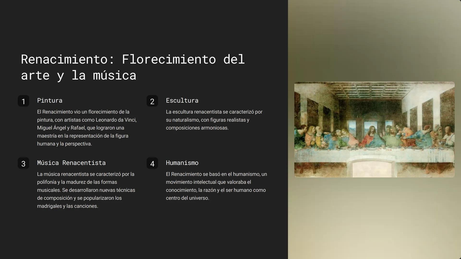 # Historia del
Arte y la Música

El arte y la música han acompañado al ser humano desde la antigüedad,
reflejando sus creencias, valores y e
